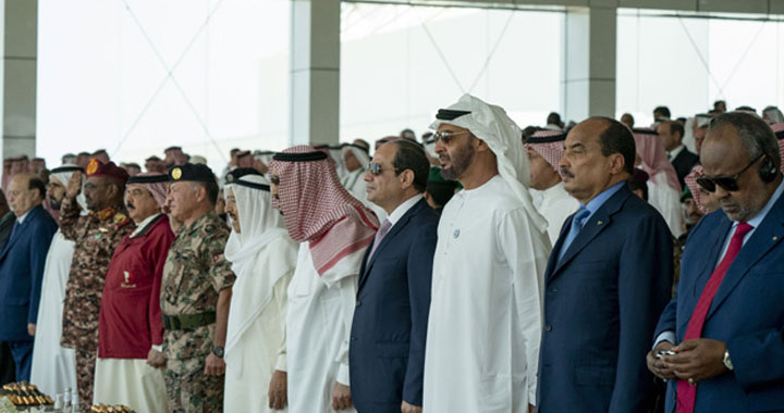 UAE VP, Abu Dhabi Crown Prince, Arab leaders attend Joint Gulf Shield I drill
