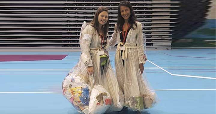 UAE-based Women Wearing Garbage Clothes for Campaign ‘Waste Me Not’