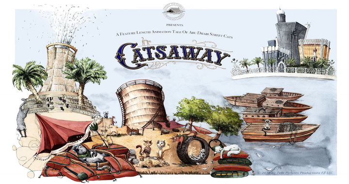 UAE’s Animated Feature 'Catsaway' Launched Trailer in Abu Dhabi