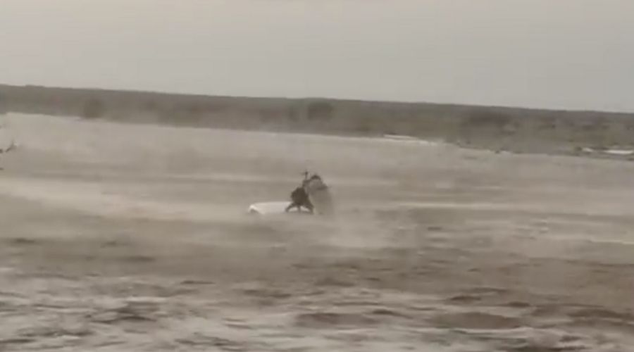 ROP Rescue Video of a Motorist stuck in Flood