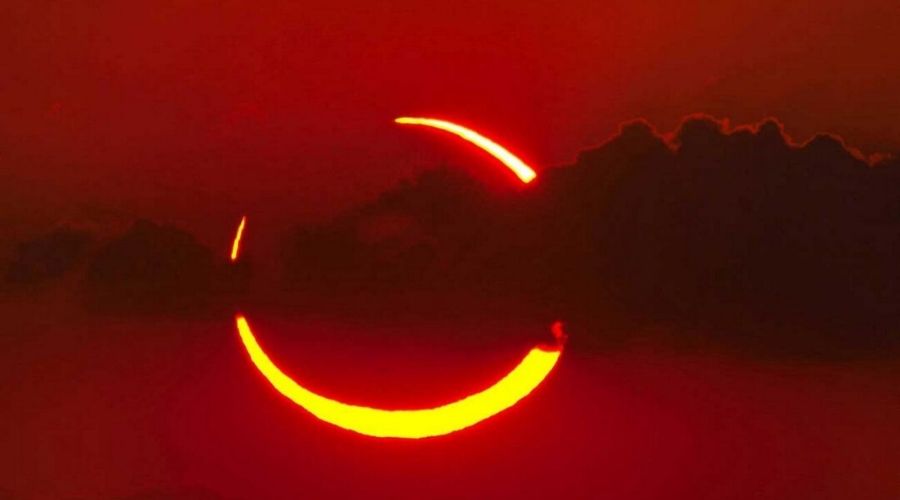 Video and Tweets from Solar Eclipse of the Decade from UAE