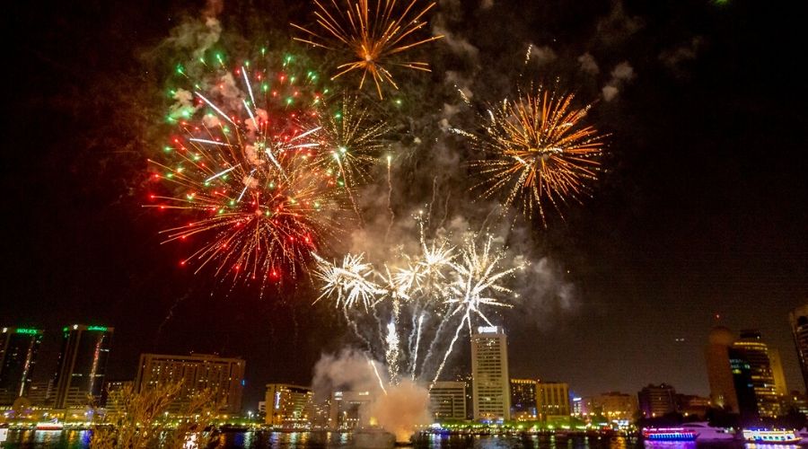al seef fireworks new year 2020