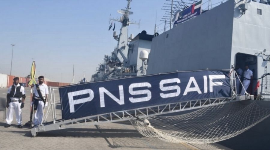 Pakistan's Warship 'Saif' visits UAE as Goodwill Gesture