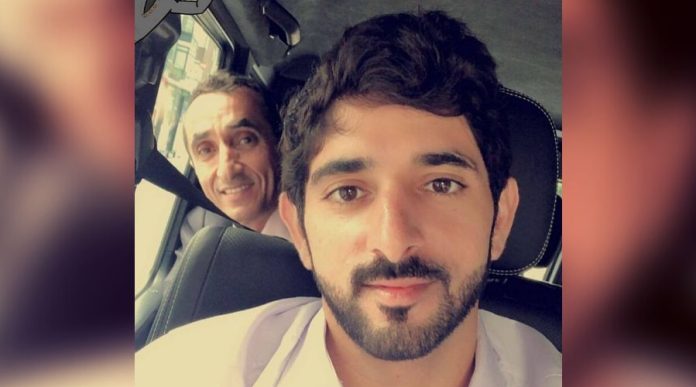 Sheikh Hamdan Test Driving New Tesla 3 With Uncle Saeed