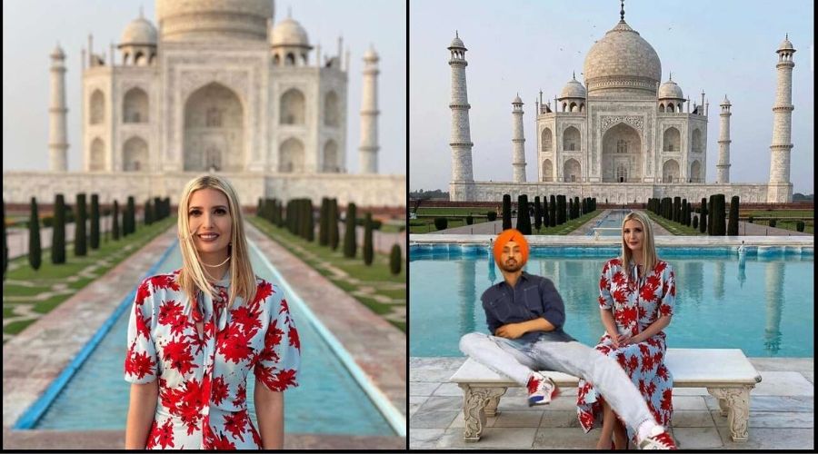 Ivanka Trump responds to Diljit Dosanjh's Taj Mahal photoshopped picture