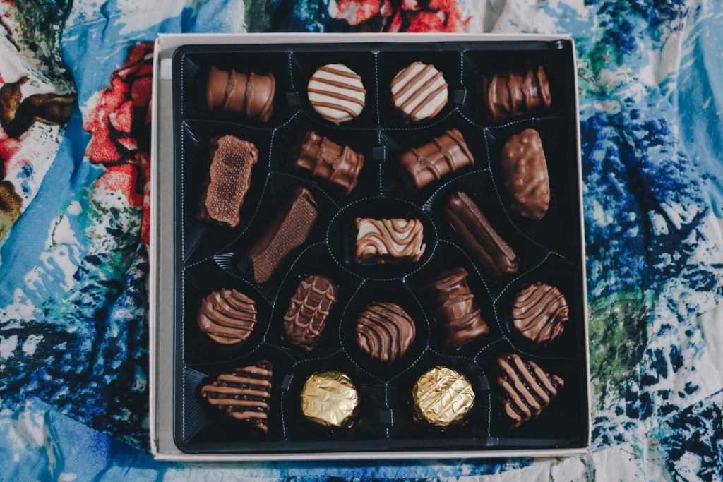 4. Box of luscious chocolate