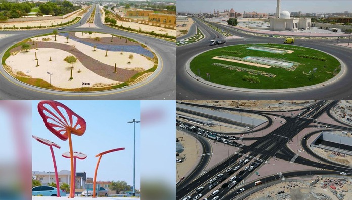 4 Key Roundabouts in Dubai get a facelift