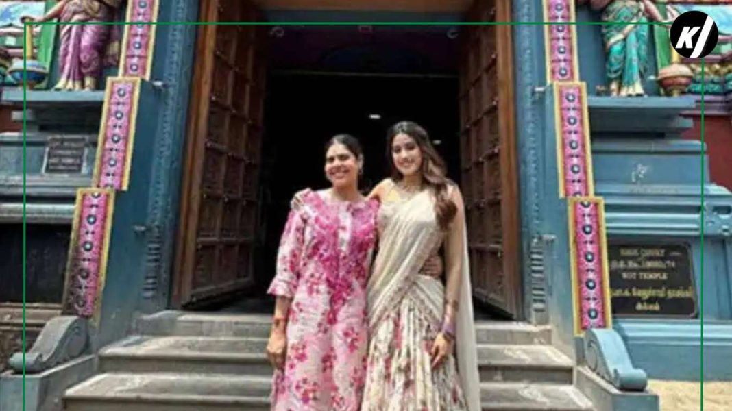 Janhvi visits Sridevi’s ‘favorite place’: Chennai's Muppathamman temple