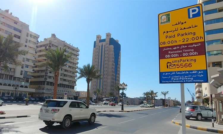 Sharjah Car Parking Timings