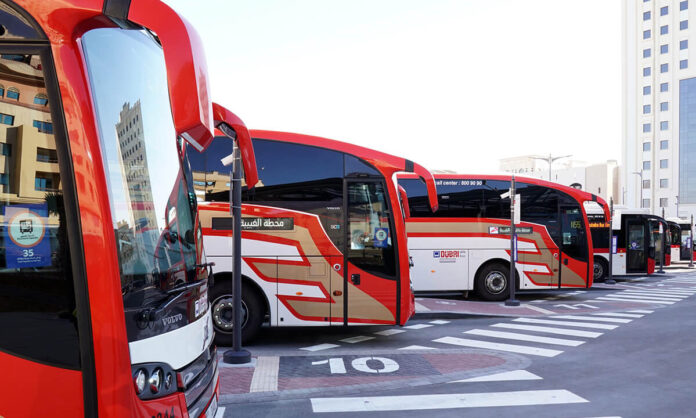 RTA bus route alternatives for UAE national day