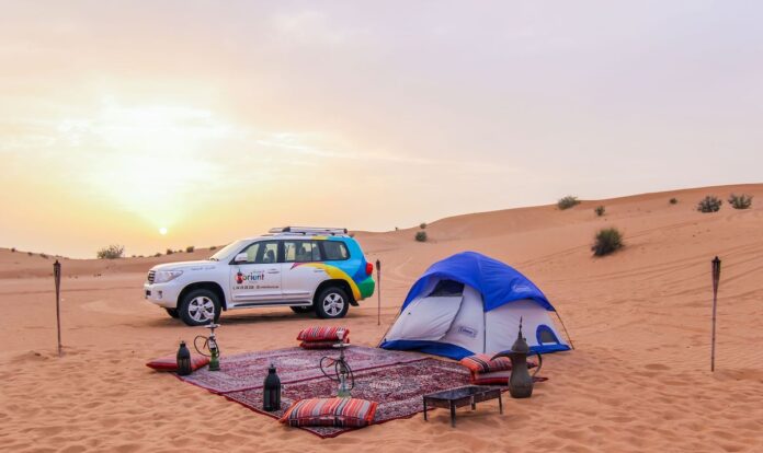 Camping in the UAE in winters