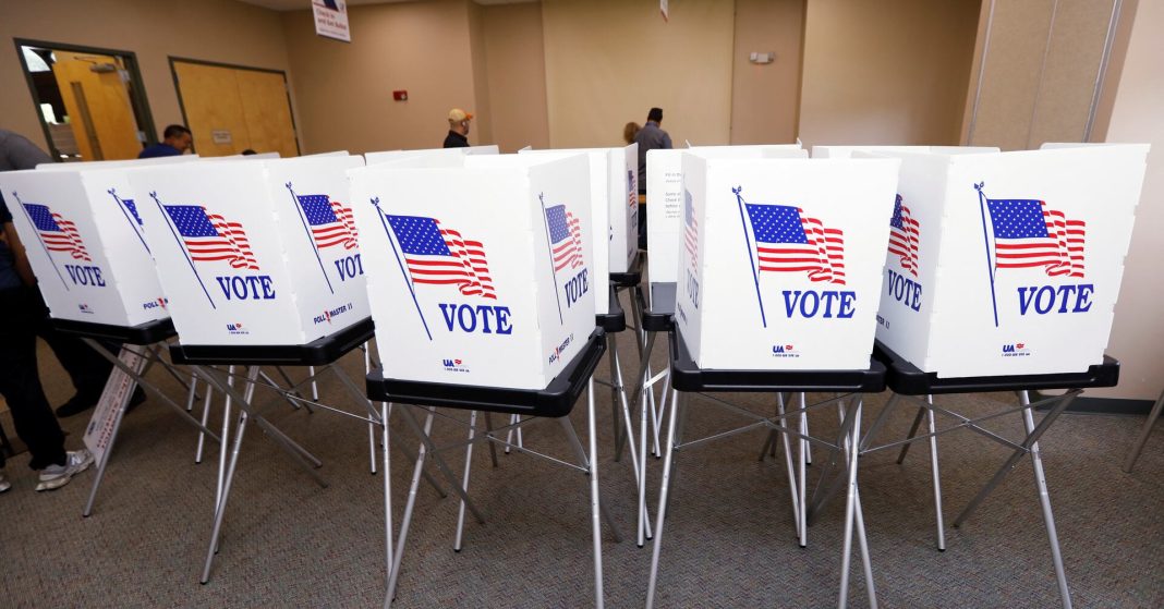 Ballot boxes for US Presidential Elections