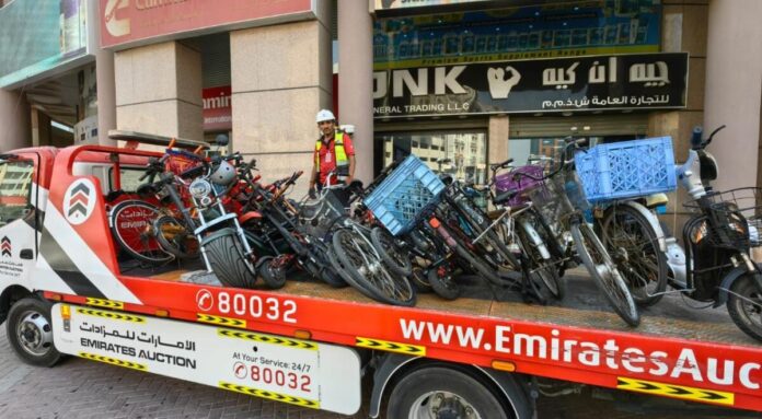 Dubai police confiscated more than 1700 bikes