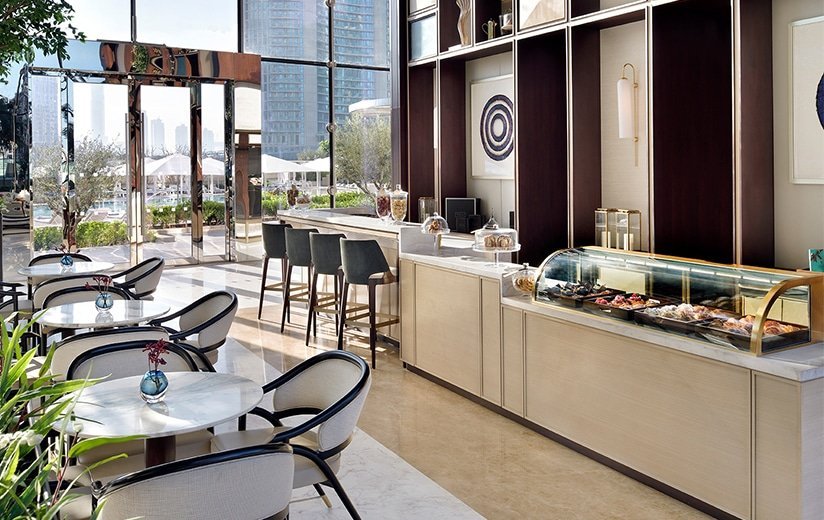 the Patisserie at the address sky view in Dubai 