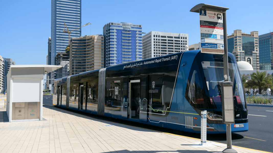 Trackless Trams in Abudhabi