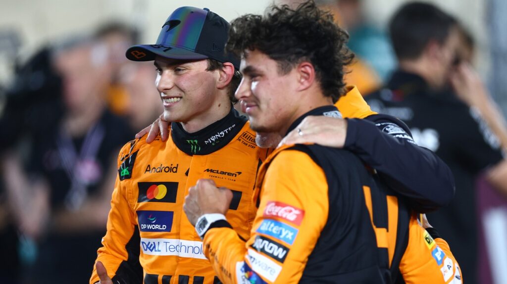 Oscar Piastri and Lando Norris