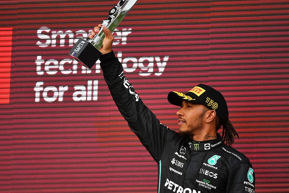 LH winning for mercedes