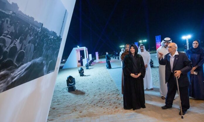 H.H. Sheikha Latifa bint Mohammed touring Al Marmoom Film in the Desert festival