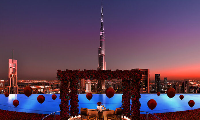 Valentines celebration in Dxb