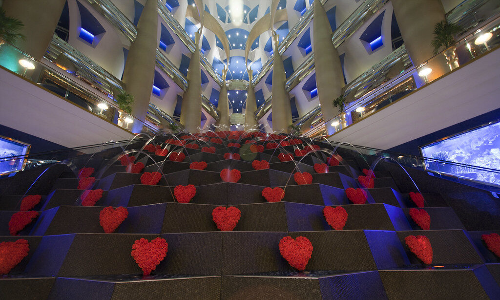 Valentines at burj al arab