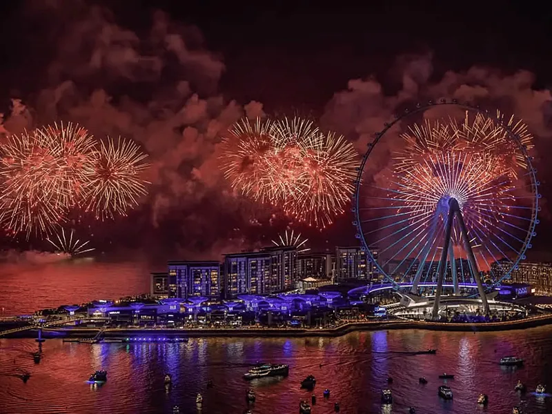 Eid Al Adha Fireworks in Sharjah