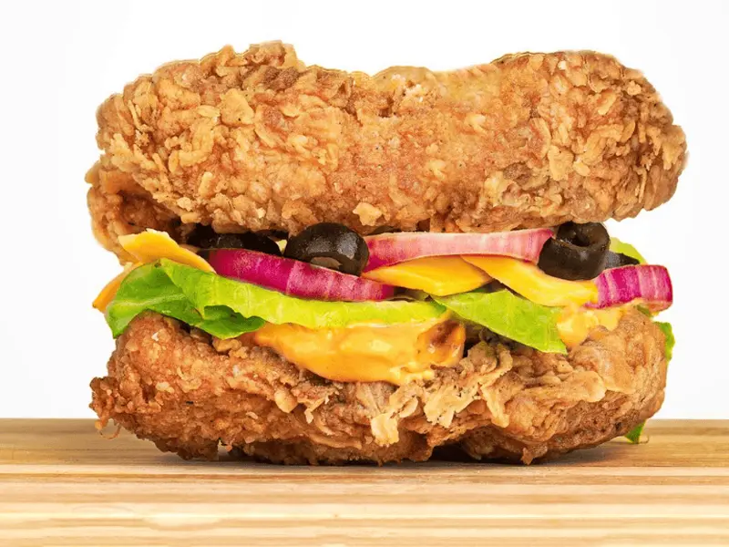 Bunless Chicken Burger
