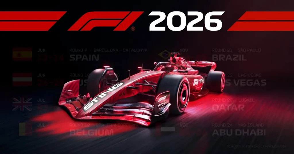 F1 2026 Calendar, What Are the latest updates, Highlights, Race Times and Dates F1 2026 Calendar