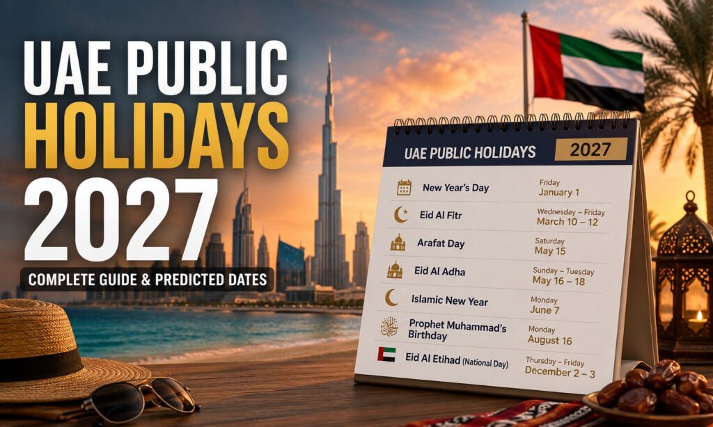 UAE Public Holidays 2027: When is Next Long Weekend? UAE Public Holidays 2027: When is Next Long Weekend?