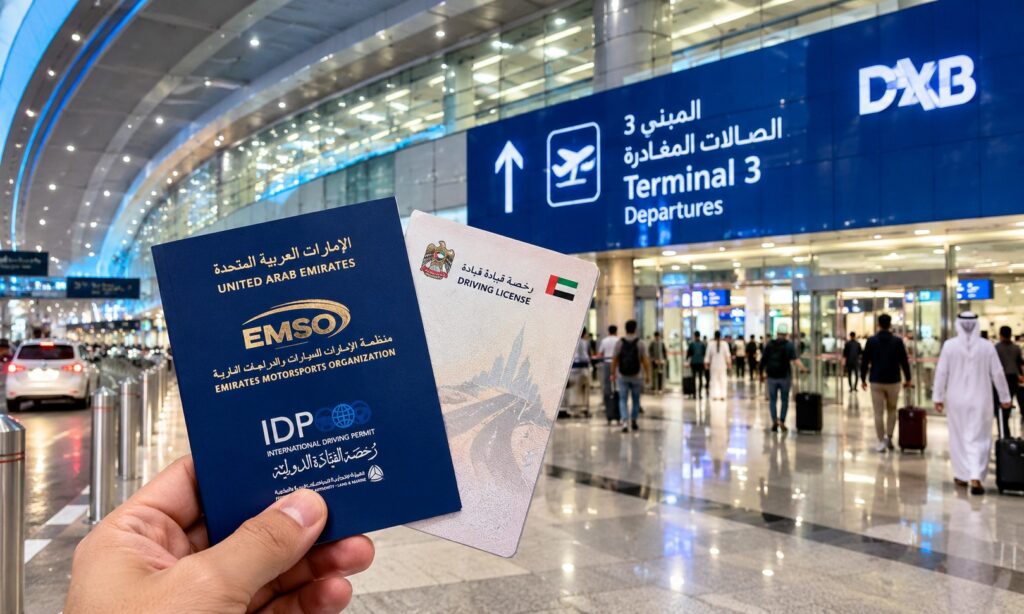 Dubai Launches 5-Minute International Driving Permit Service At DXB: Who Can Apply And Documents Needed Dubai Launches 5-Minute IDP Service at DXB: Requirements & Cost