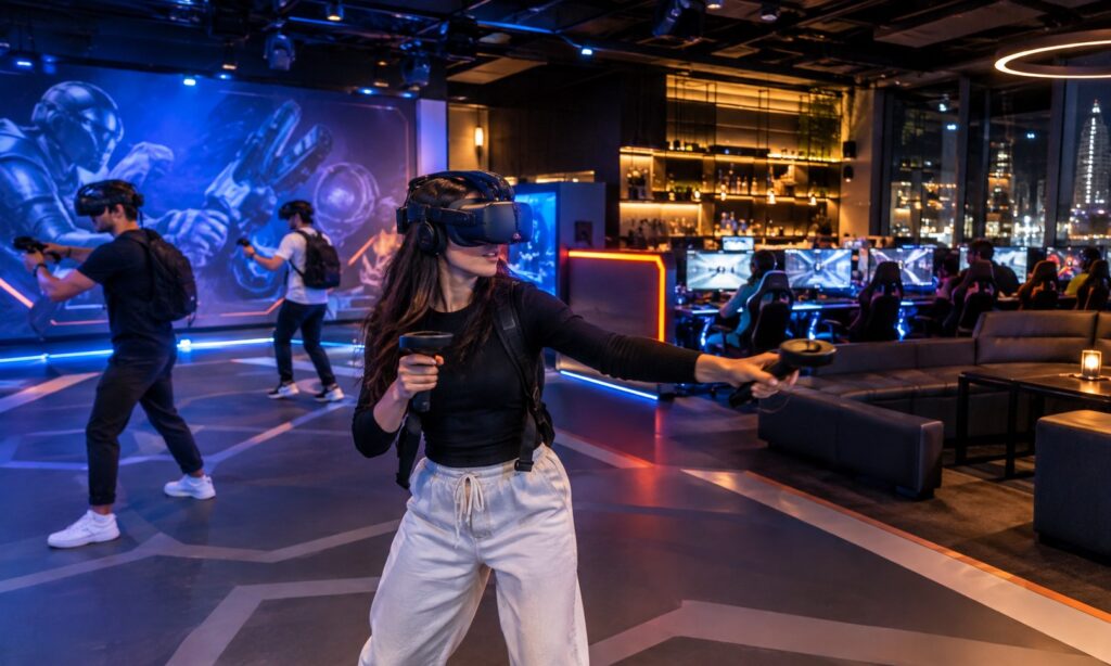 Looking for Something Different to Do at Night in Dubai? Try VR, Dinner and Late-Night Gaming