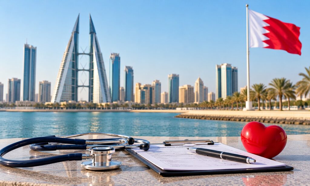 Bahrain compulsory health insurance for expats: 31 Oct