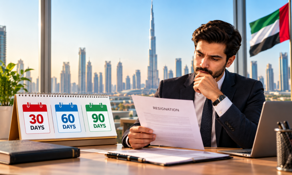 UAE Notice Period Explained: 30, 60 or 90 Days? Rules Every Employee Should Know